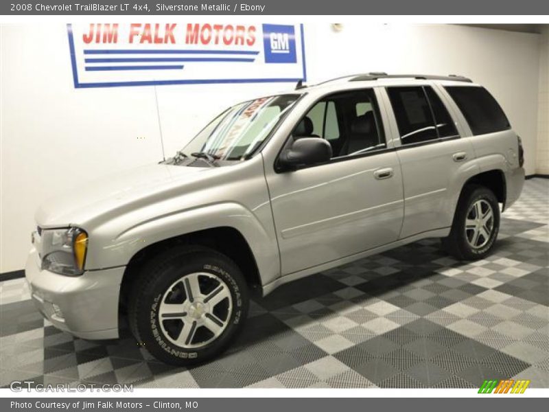 Silverstone Metallic / Ebony 2008 Chevrolet TrailBlazer LT 4x4