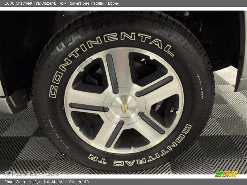 Silverstone Metallic / Ebony 2008 Chevrolet TrailBlazer LT 4x4