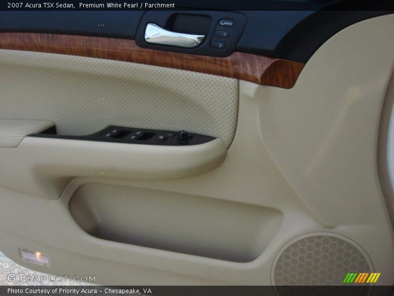Premium White Pearl / Parchment 2007 Acura TSX Sedan