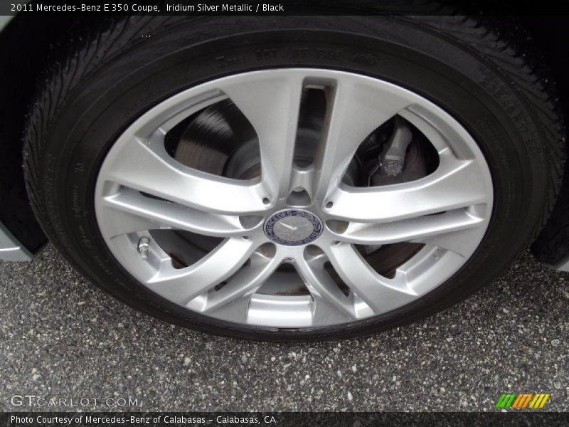 Iridium Silver Metallic / Black 2011 Mercedes-Benz E 350 Coupe