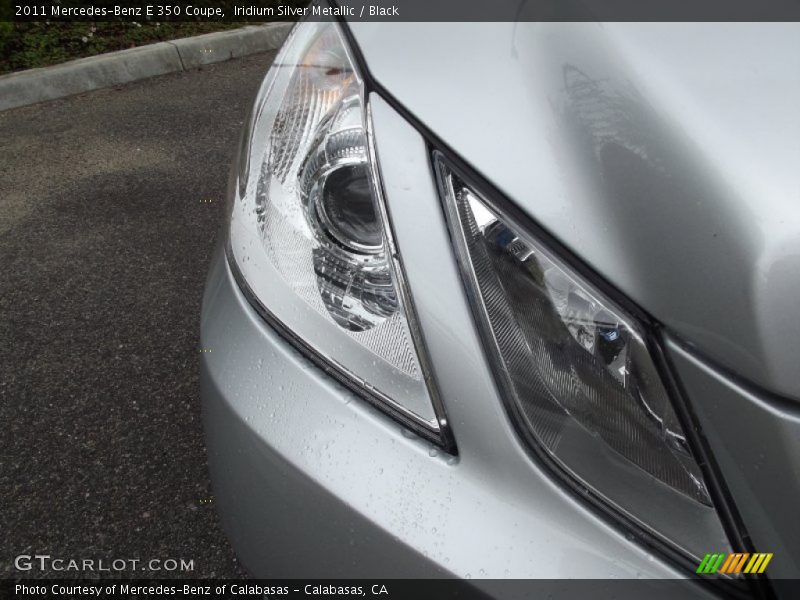 Iridium Silver Metallic / Black 2011 Mercedes-Benz E 350 Coupe