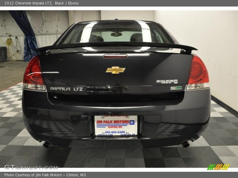 Black / Ebony 2012 Chevrolet Impala LTZ