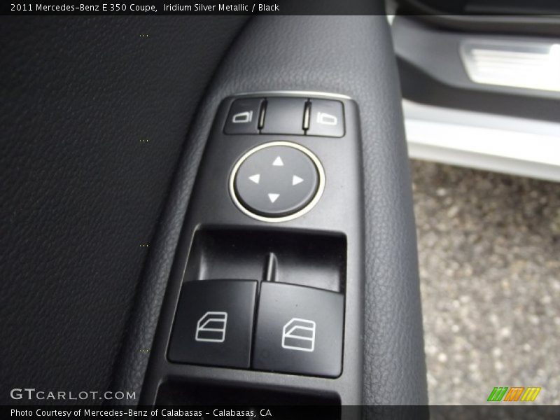Iridium Silver Metallic / Black 2011 Mercedes-Benz E 350 Coupe