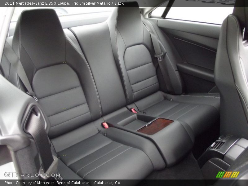 Iridium Silver Metallic / Black 2011 Mercedes-Benz E 350 Coupe