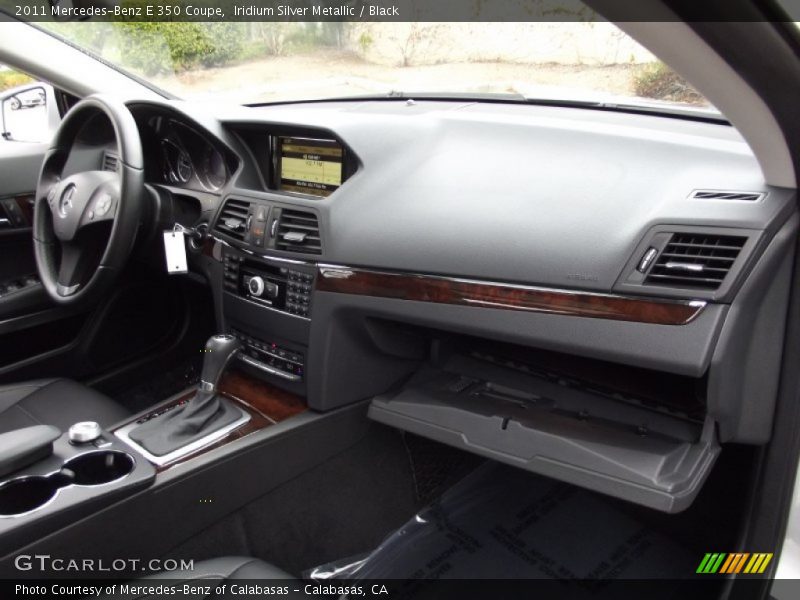 Iridium Silver Metallic / Black 2011 Mercedes-Benz E 350 Coupe