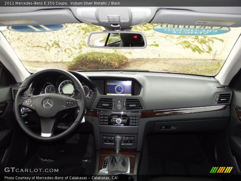 Iridium Silver Metallic / Black 2011 Mercedes-Benz E 350 Coupe