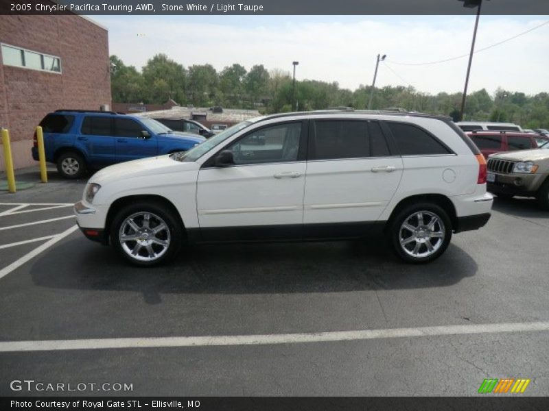 Stone White / Light Taupe 2005 Chrysler Pacifica Touring AWD