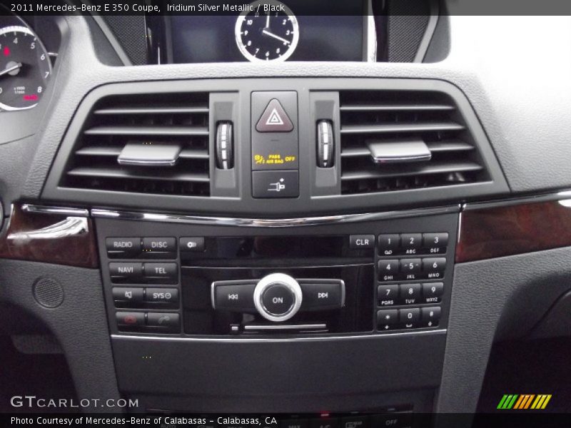 Iridium Silver Metallic / Black 2011 Mercedes-Benz E 350 Coupe