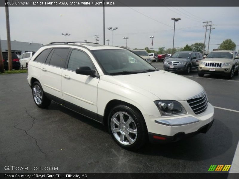 Stone White / Light Taupe 2005 Chrysler Pacifica Touring AWD