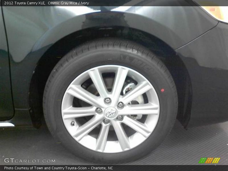 Cosmic Gray Mica / Ivory 2012 Toyota Camry XLE