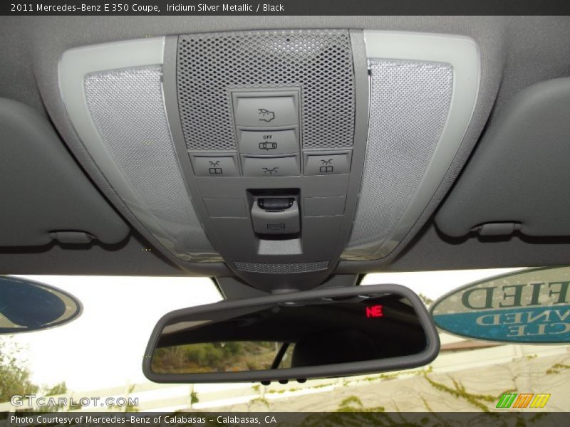 Iridium Silver Metallic / Black 2011 Mercedes-Benz E 350 Coupe