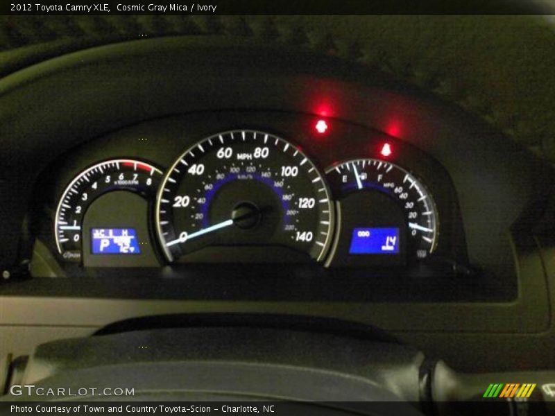 Cosmic Gray Mica / Ivory 2012 Toyota Camry XLE