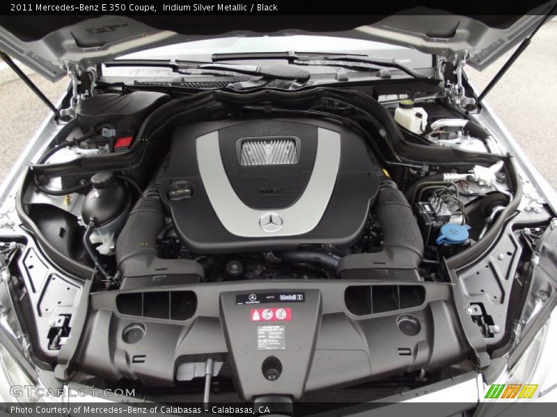 Iridium Silver Metallic / Black 2011 Mercedes-Benz E 350 Coupe