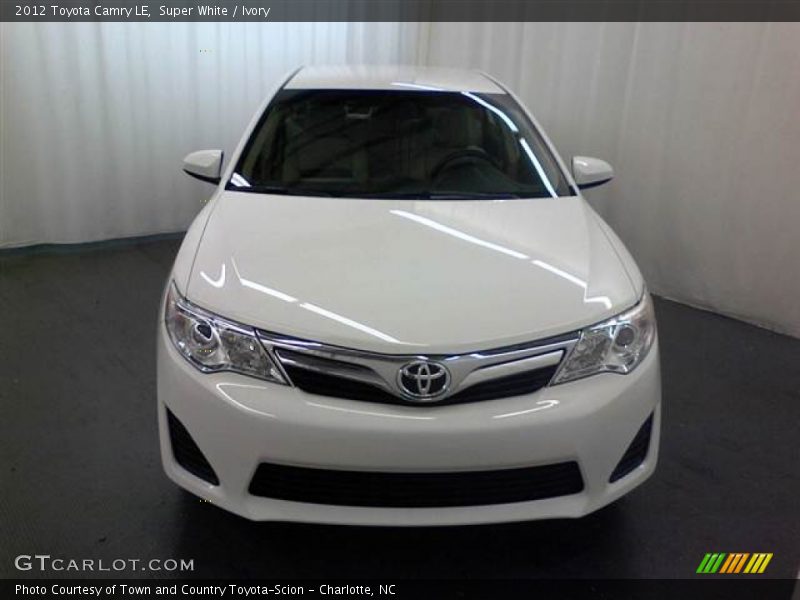 Super White / Ivory 2012 Toyota Camry LE
