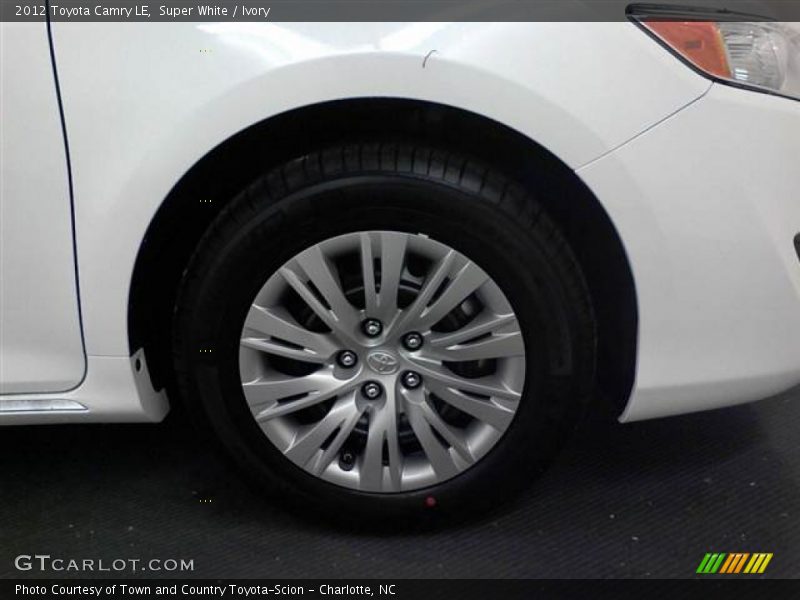 Super White / Ivory 2012 Toyota Camry LE