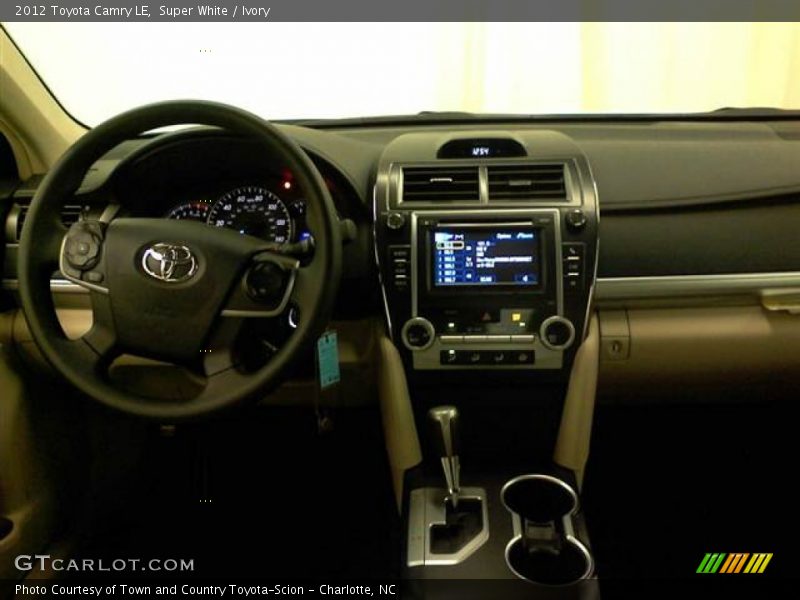 Super White / Ivory 2012 Toyota Camry LE