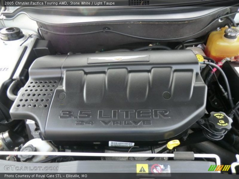 Stone White / Light Taupe 2005 Chrysler Pacifica Touring AWD