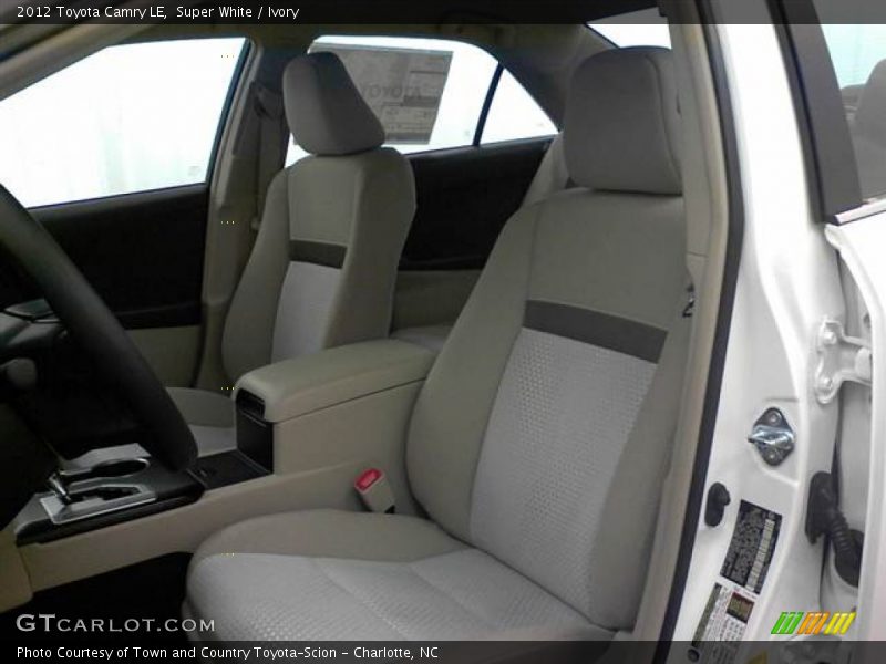Super White / Ivory 2012 Toyota Camry LE