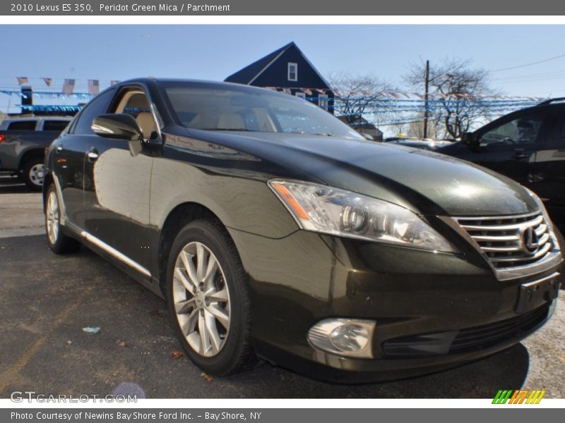 Peridot Green Mica / Parchment 2010 Lexus ES 350
