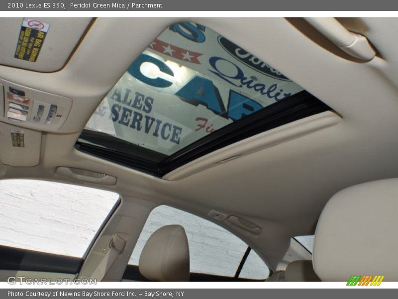 Peridot Green Mica / Parchment 2010 Lexus ES 350