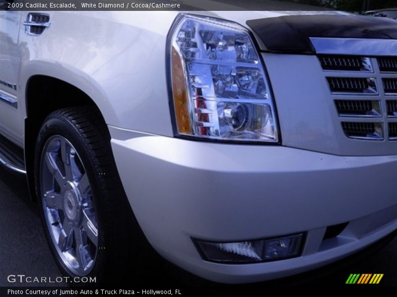 White Diamond / Cocoa/Cashmere 2009 Cadillac Escalade