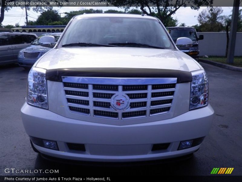 White Diamond / Cocoa/Cashmere 2009 Cadillac Escalade