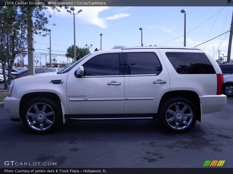 White Diamond / Cocoa/Cashmere 2009 Cadillac Escalade