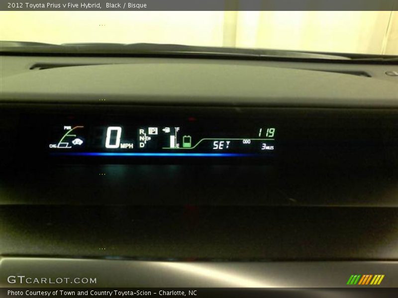 Black / Bisque 2012 Toyota Prius v Five Hybrid