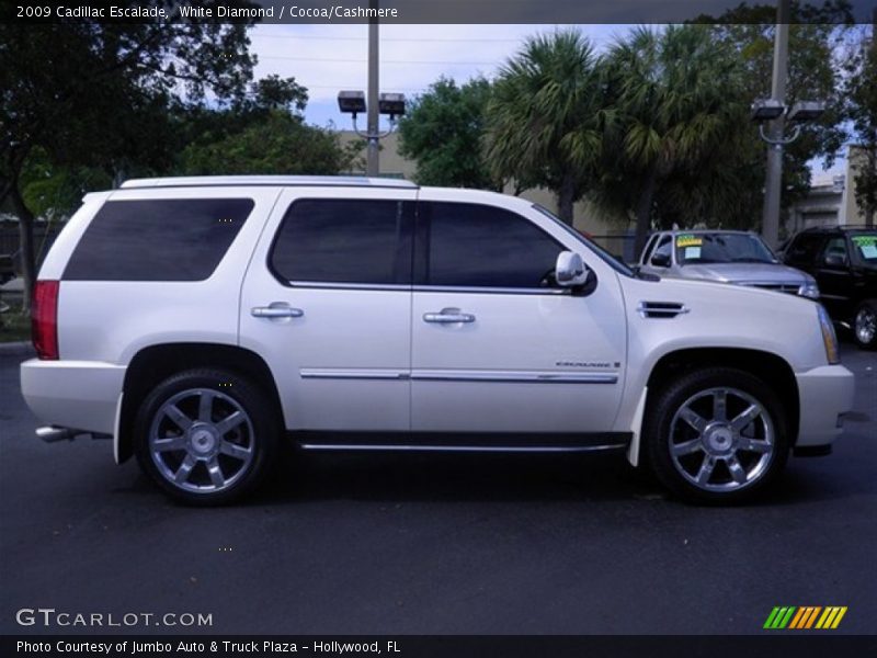 White Diamond / Cocoa/Cashmere 2009 Cadillac Escalade