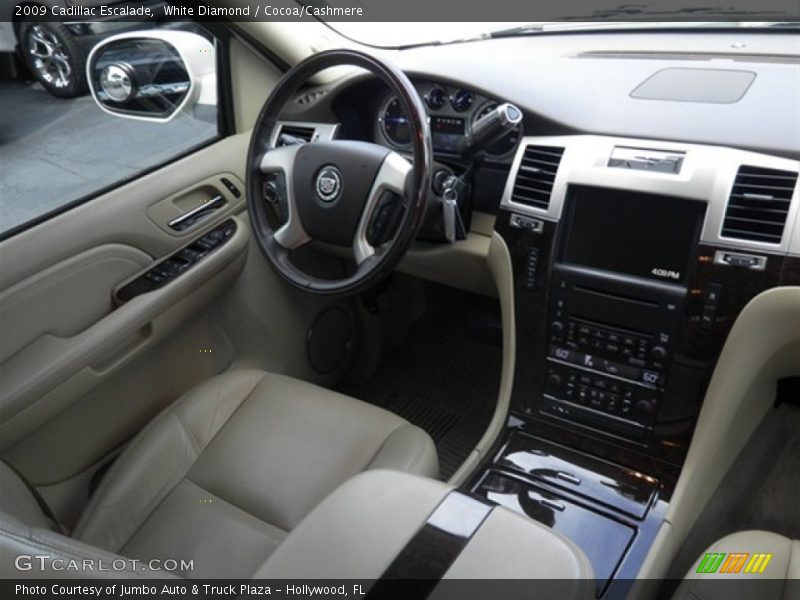 White Diamond / Cocoa/Cashmere 2009 Cadillac Escalade