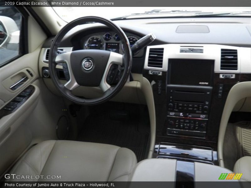 White Diamond / Cocoa/Cashmere 2009 Cadillac Escalade