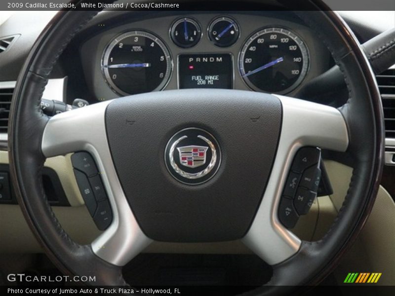 White Diamond / Cocoa/Cashmere 2009 Cadillac Escalade