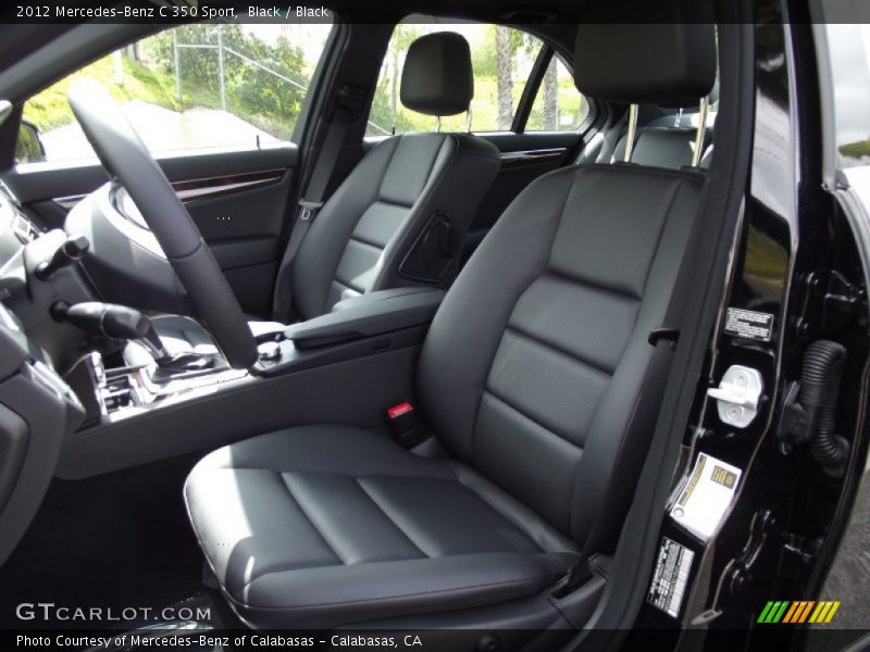 Front Seat of 2012 C 350 Sport
