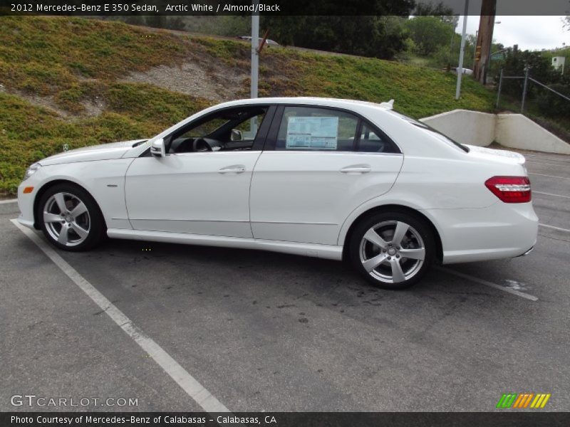 Arctic White / Almond/Black 2012 Mercedes-Benz E 350 Sedan