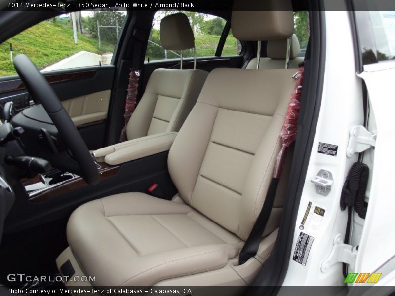Arctic White / Almond/Black 2012 Mercedes-Benz E 350 Sedan