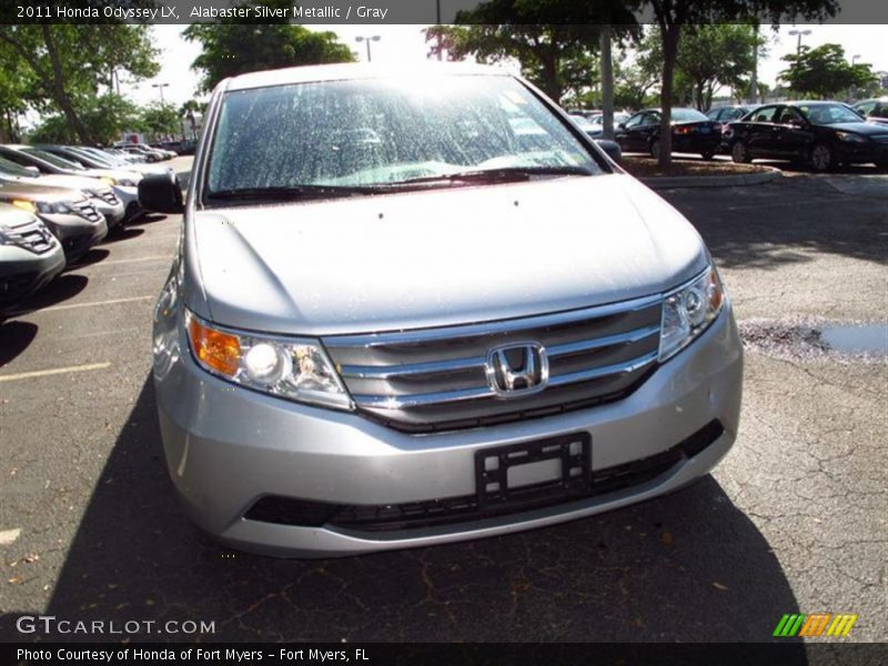 Alabaster Silver Metallic / Gray 2011 Honda Odyssey LX