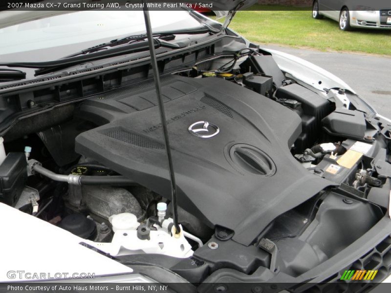 Crystal White Pearl Mica / Sand 2007 Mazda CX-7 Grand Touring AWD