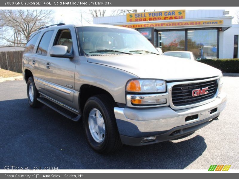 Gold Metallic / Medium Dark Oak 2000 GMC Yukon SLT 4x4