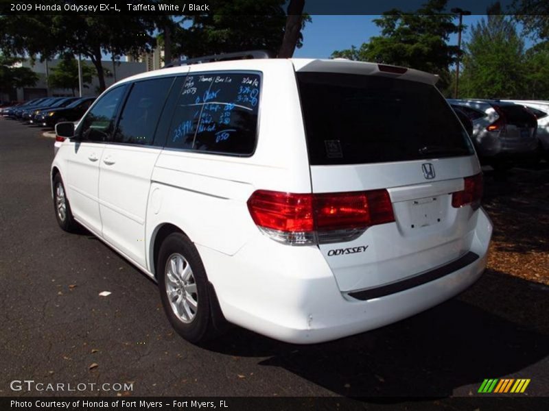 Taffeta White / Black 2009 Honda Odyssey EX-L