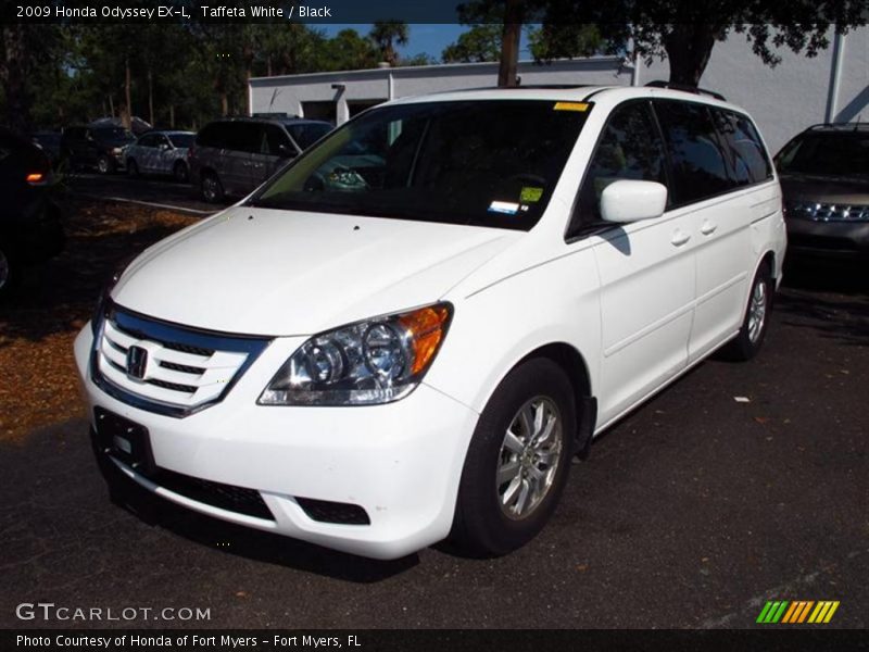 Taffeta White / Black 2009 Honda Odyssey EX-L