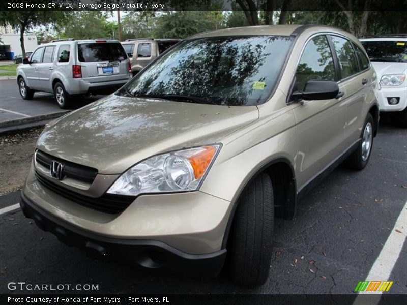 Borrego Beige Metallic / Ivory 2008 Honda CR-V LX