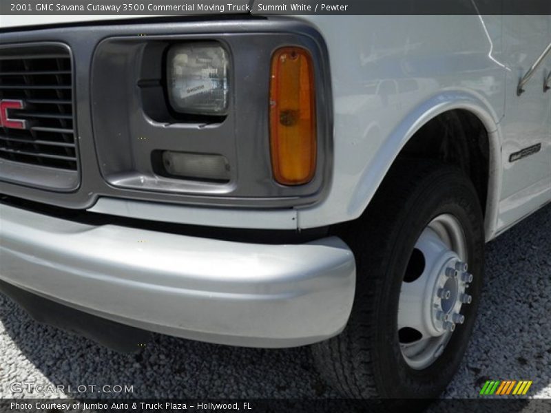 Summit White / Pewter 2001 GMC Savana Cutaway 3500 Commercial Moving Truck