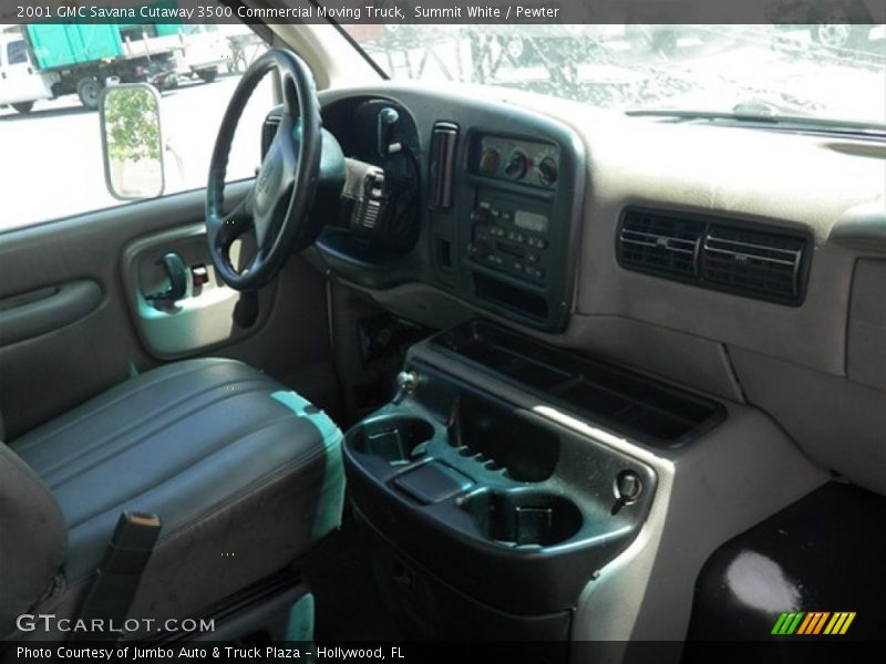 Summit White / Pewter 2001 GMC Savana Cutaway 3500 Commercial Moving Truck