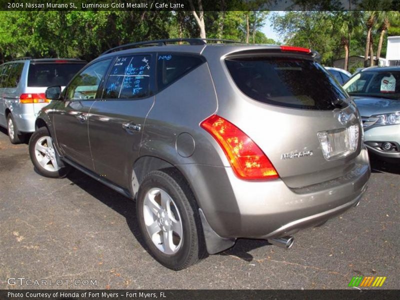 Luminous Gold Metallic / Cafe Latte 2004 Nissan Murano SL