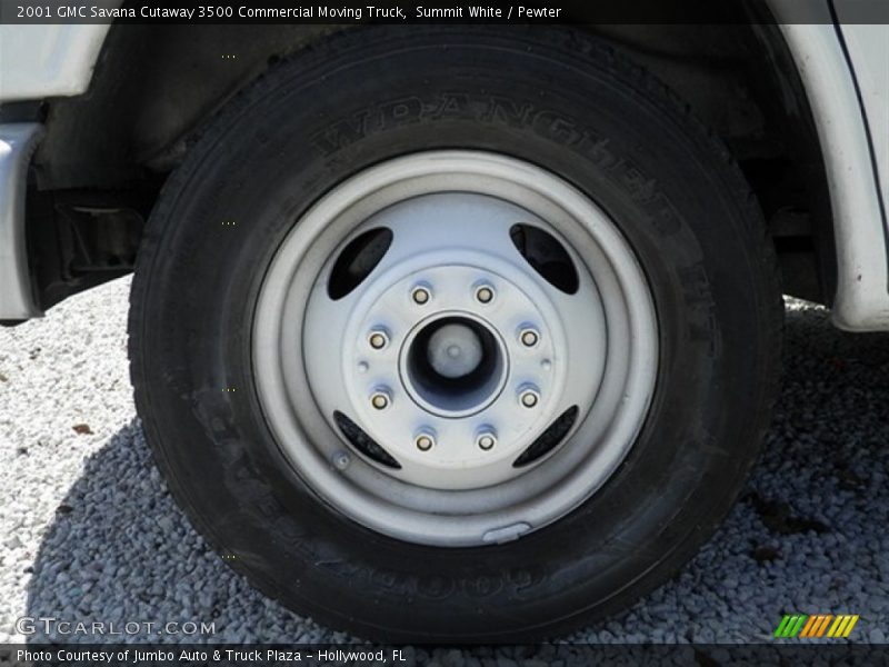 Summit White / Pewter 2001 GMC Savana Cutaway 3500 Commercial Moving Truck