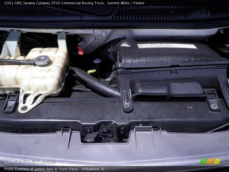 Summit White / Pewter 2001 GMC Savana Cutaway 3500 Commercial Moving Truck