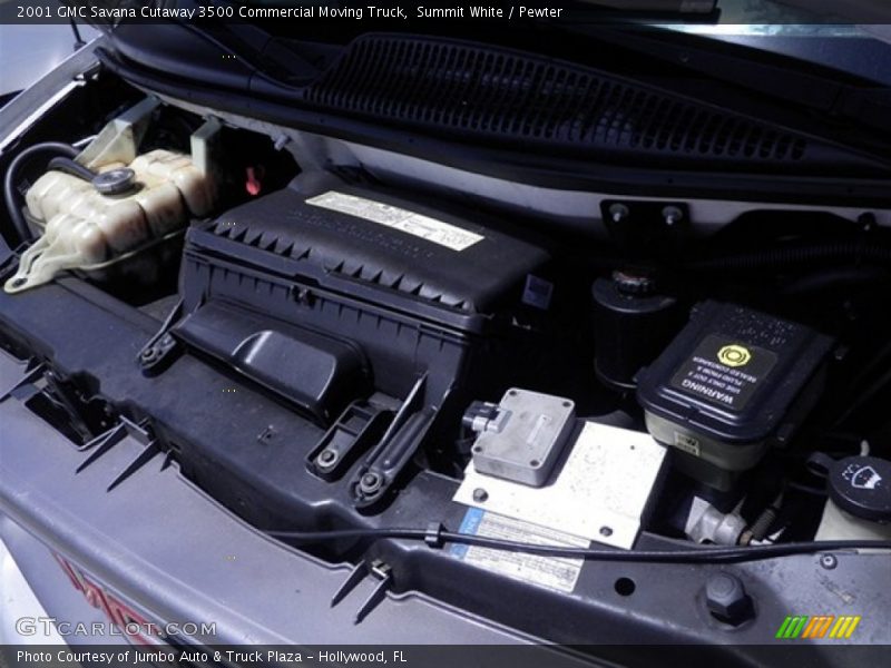 Summit White / Pewter 2001 GMC Savana Cutaway 3500 Commercial Moving Truck