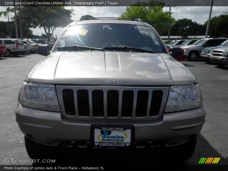 Champagne Pearl / Taupe 1999 Jeep Grand Cherokee Limited 4x4