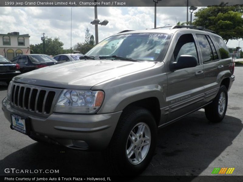 Champagne Pearl / Taupe 1999 Jeep Grand Cherokee Limited 4x4