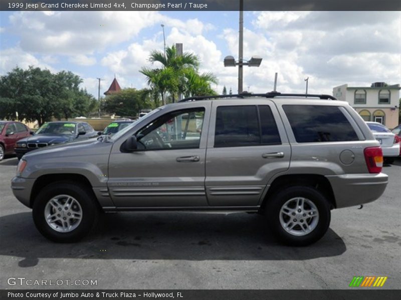 Champagne Pearl / Taupe 1999 Jeep Grand Cherokee Limited 4x4